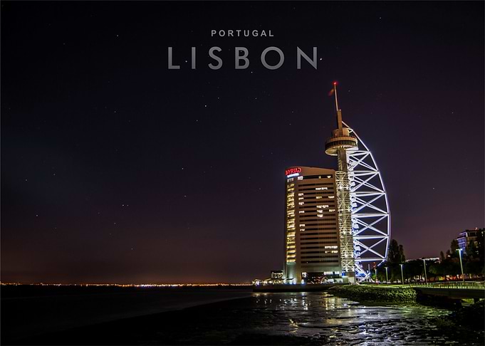 Lisbon night view
