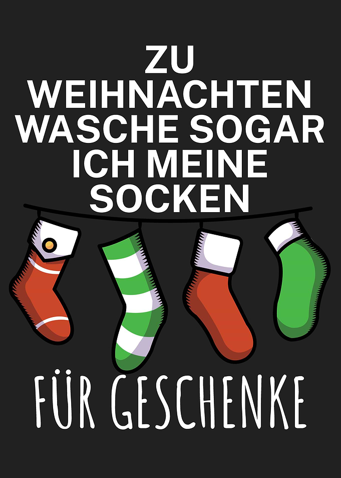 Weihnachten Socken Waschen