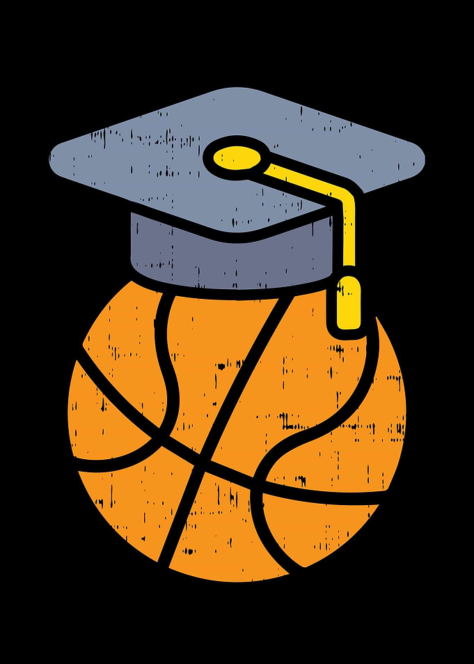 Basketball Graduation Hat