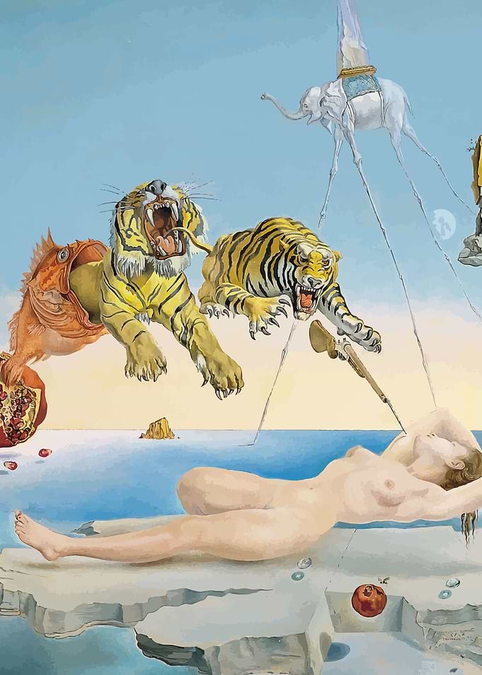 Salvador Dali painting