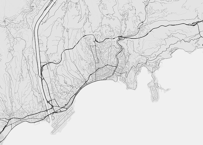 Nice France Map