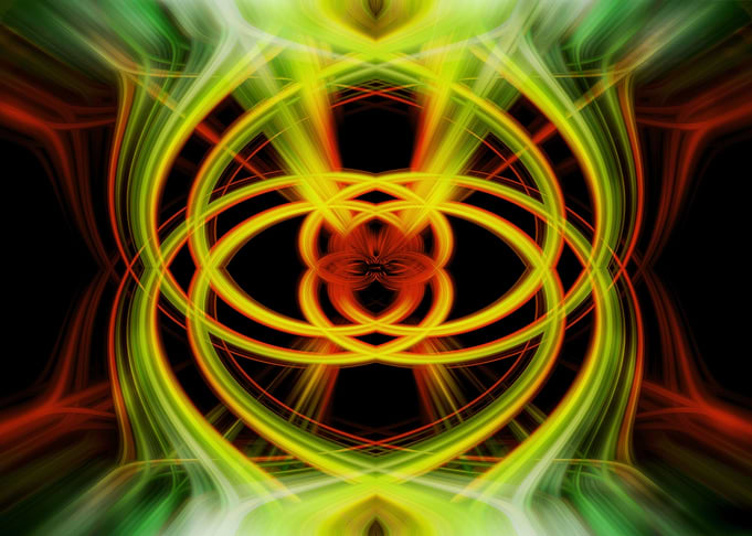 Abstract twirl lines