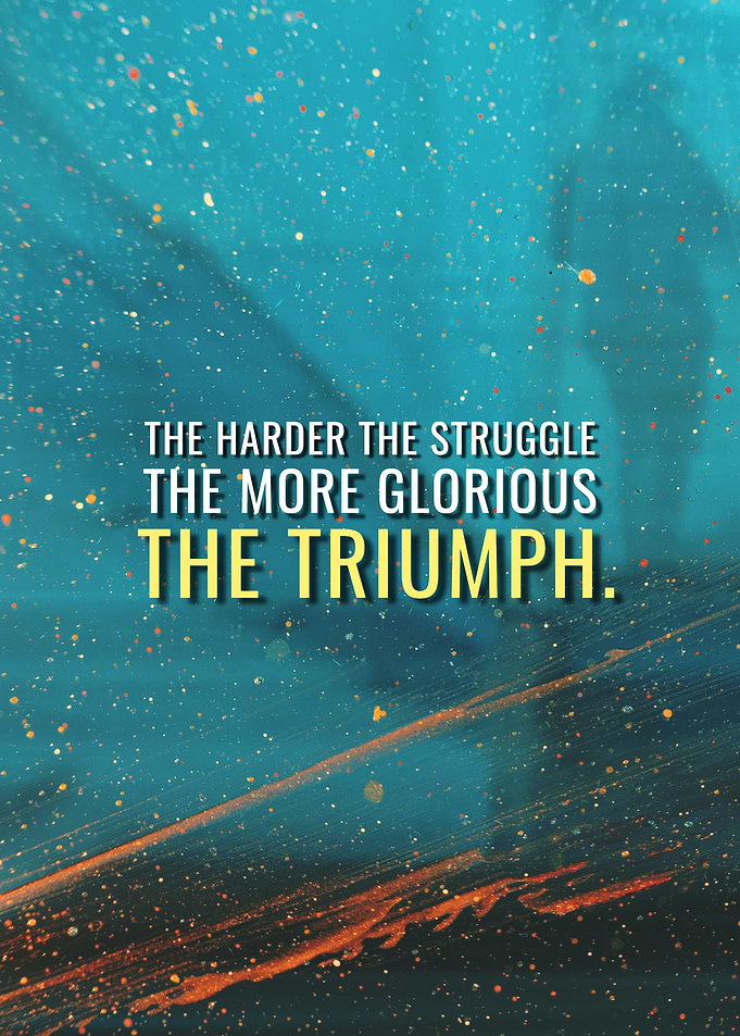 Abstract Glorious Triumph