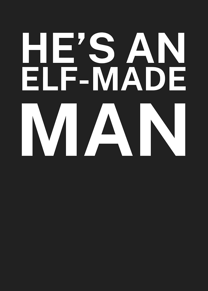 Hes an elf made man