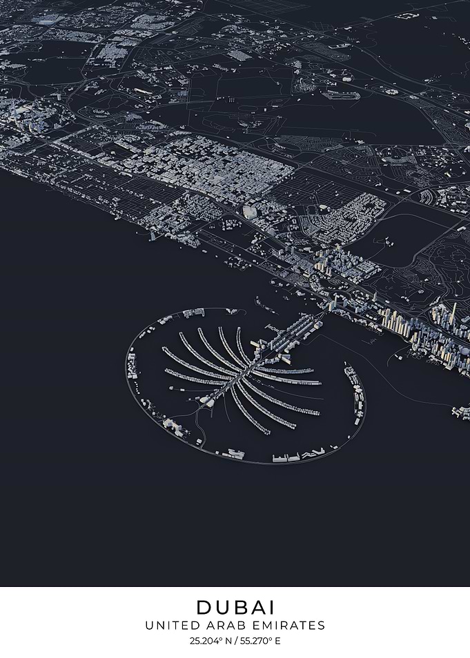 Dubai 3D City Map