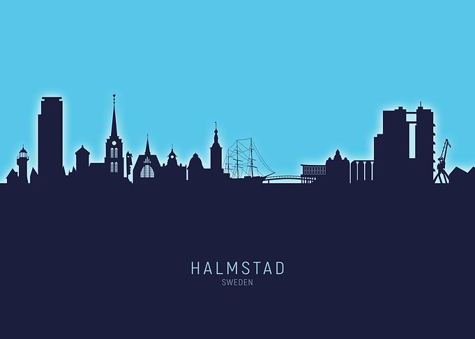 Halmstad Skyline Sweden