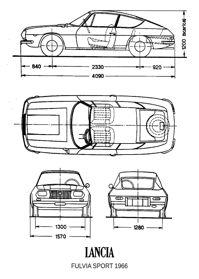 Lancia Fulvia Sport 1966