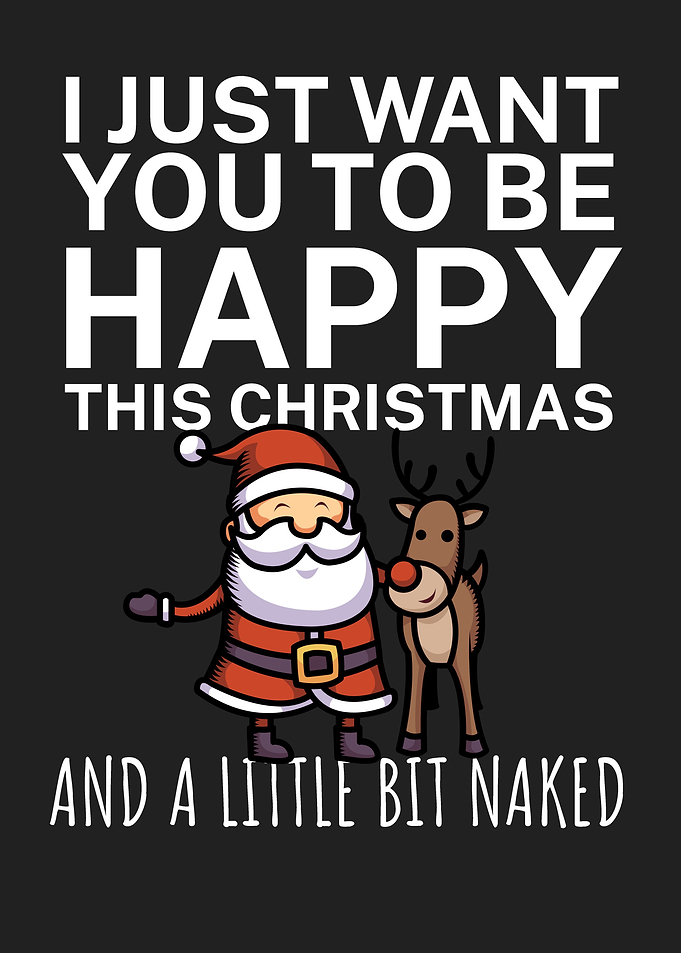 Happy and a bit naked