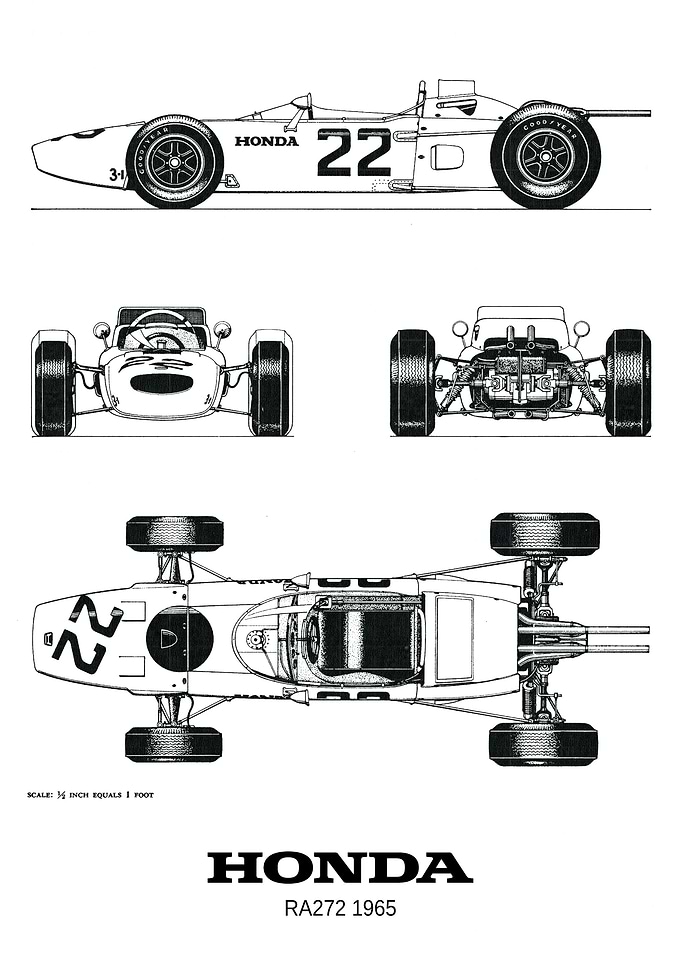 BNW Honda RA272 1965