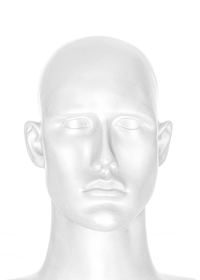 Abstract image of human fa