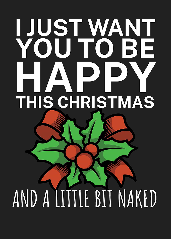 Happy and a bit naked