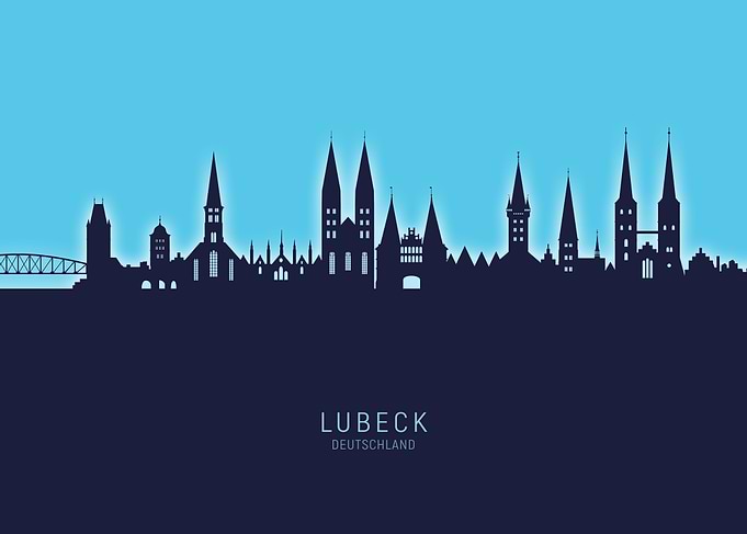 Lubeck Skyline Deutschland