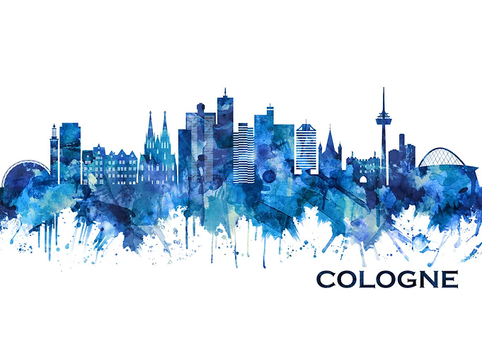 Cologne Germany Skyline