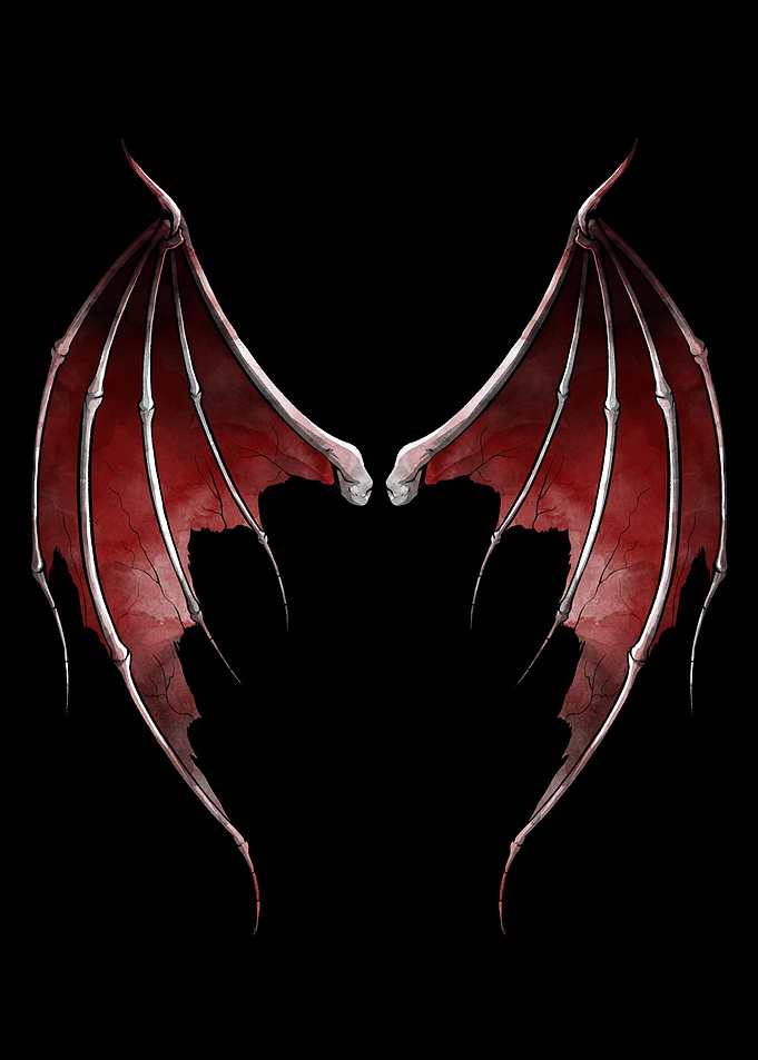 Devil wings