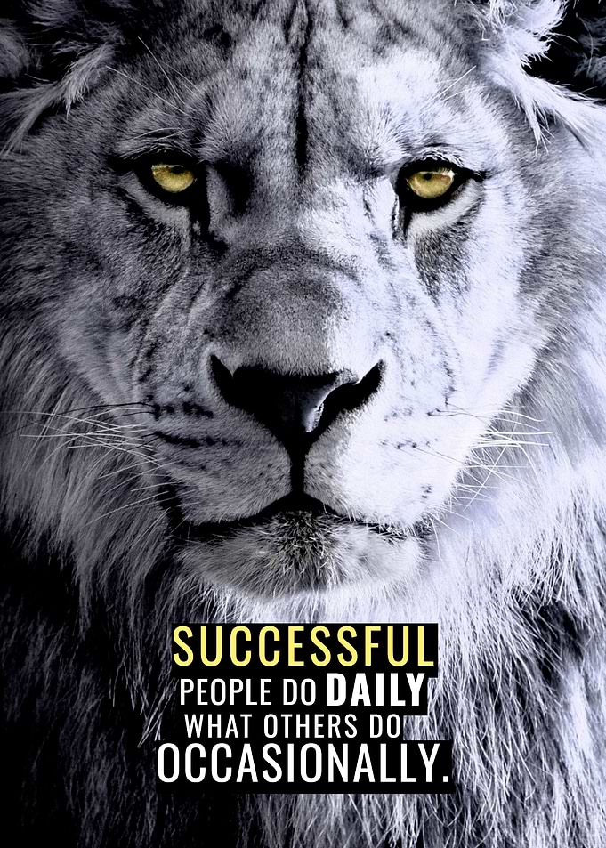 Successful Lion