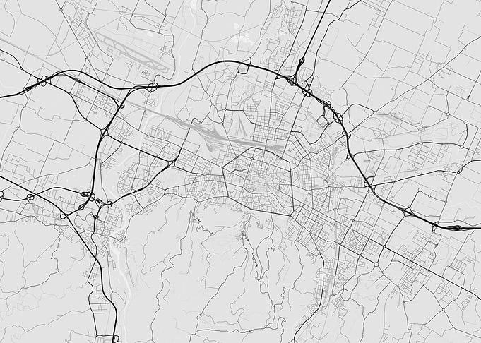 Bologna Italy Map