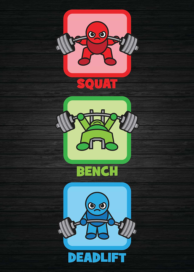 Squat Bench Press Deadlift