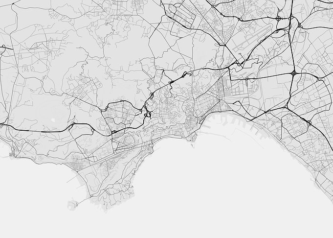 Naples Italy Map