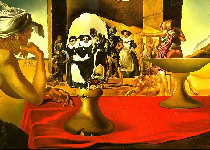 Salvador Dali painting