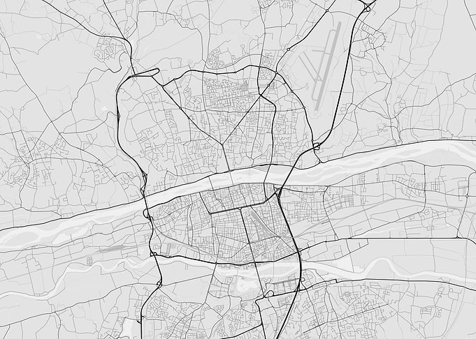 Tours France Map