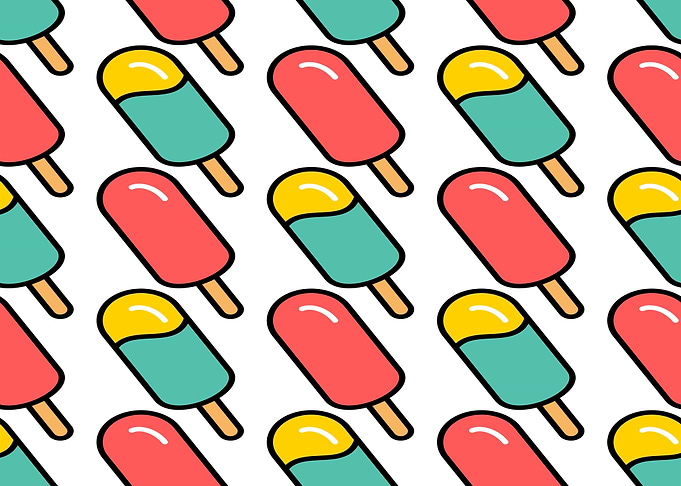 80s Lollipop Pattern