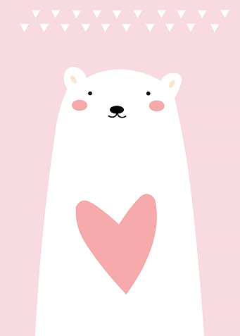 Love Snow Bear