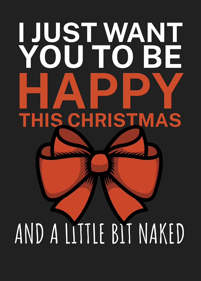 Happy and a bit naked