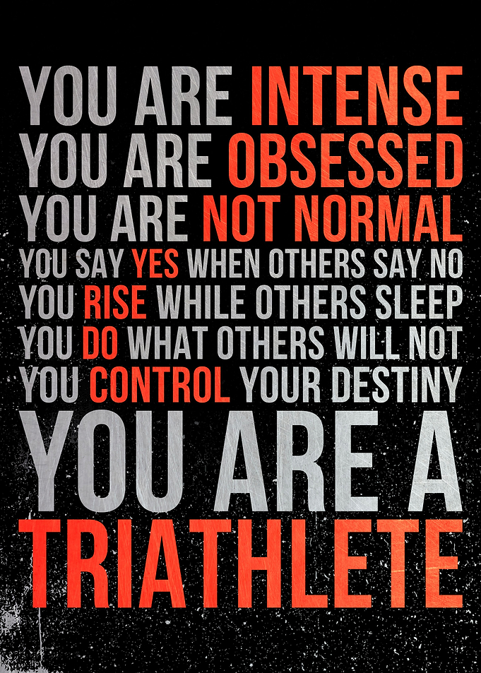 Triathlete Motivation Text