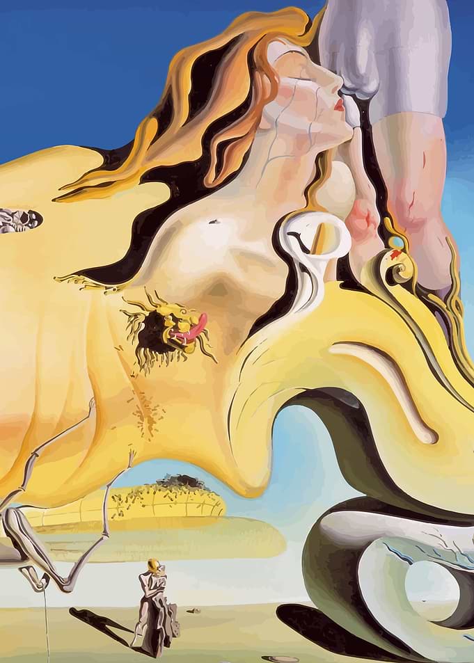 Salvador Dali Painting