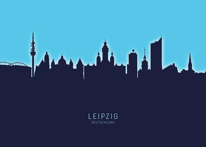 Leipzig Skyline