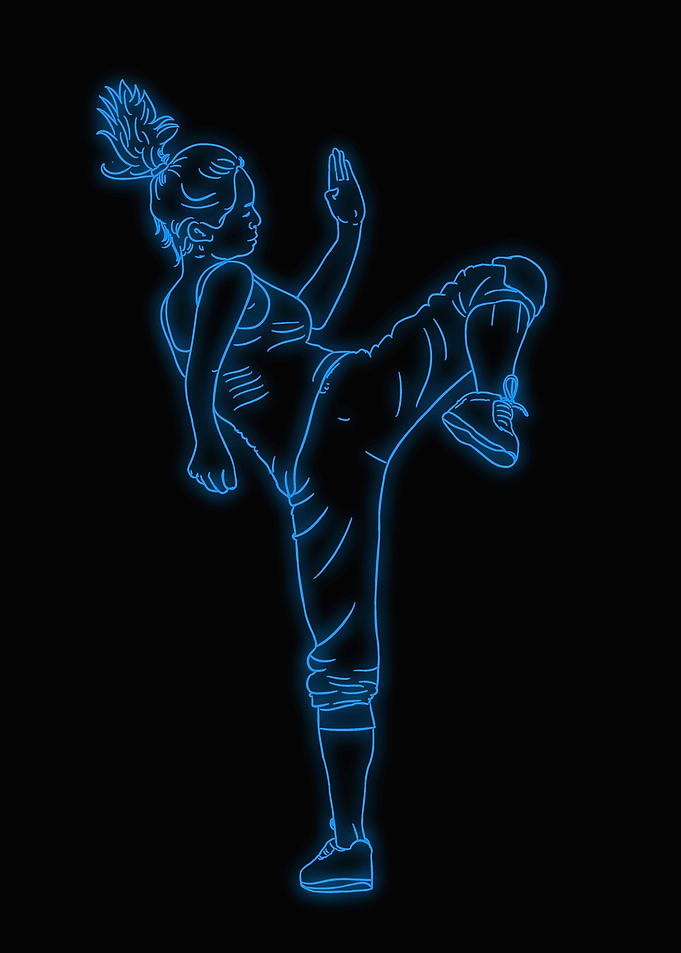 neon fighter
