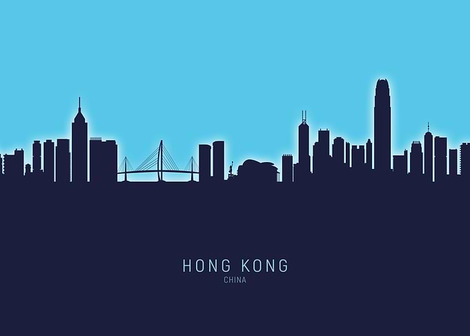 Hong Kong Skyline China