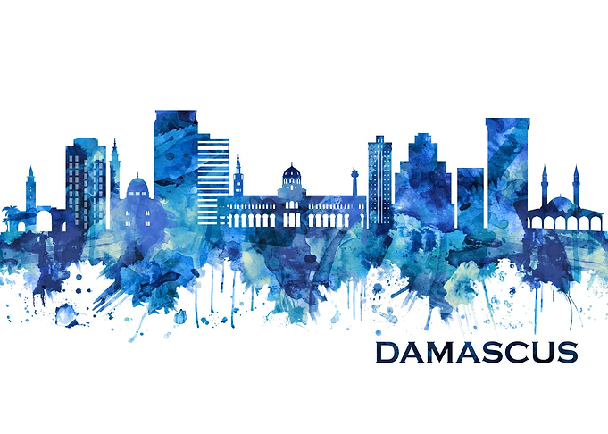 Damascus Syria Skyline