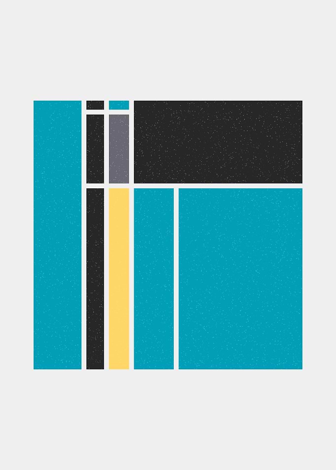 Mondrian style art
