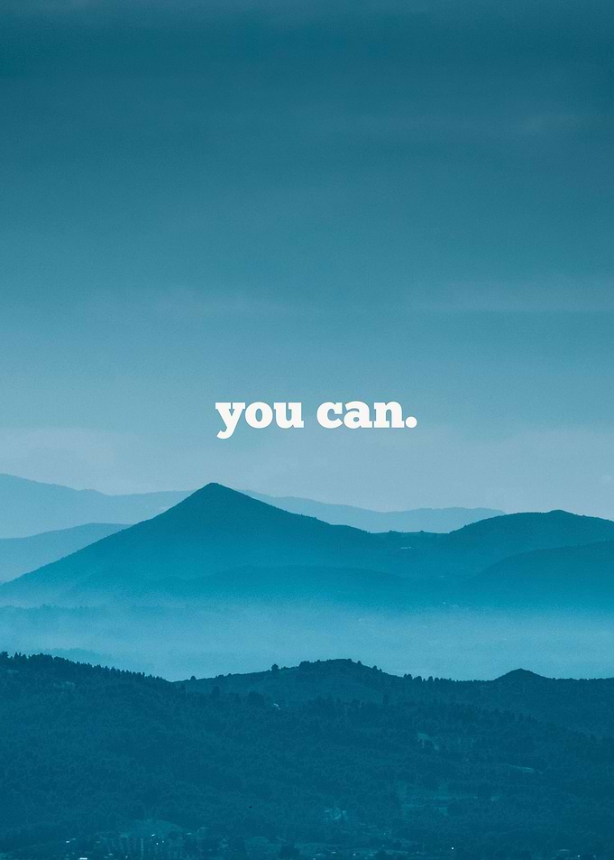 You can