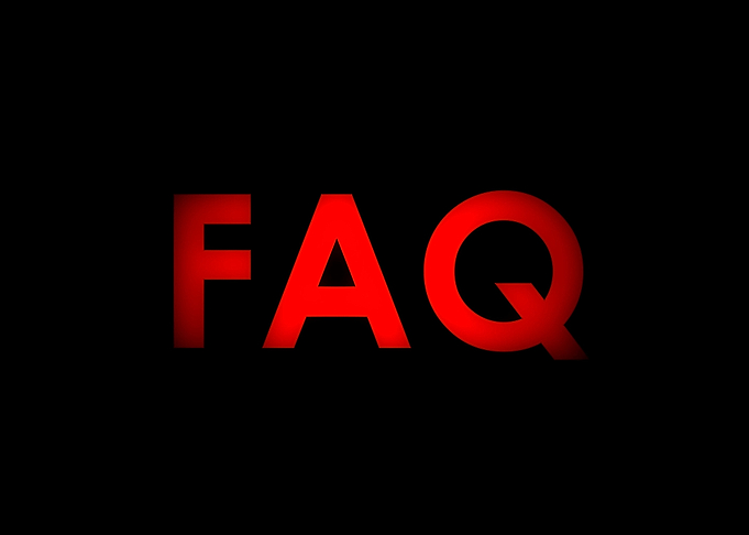 FAQ red message text