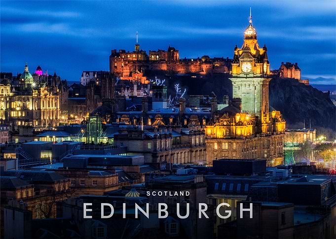 Edinburgh city night