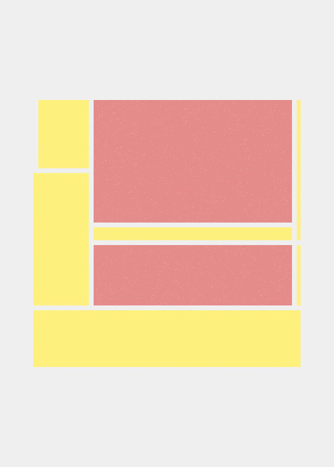 Mondrian style art