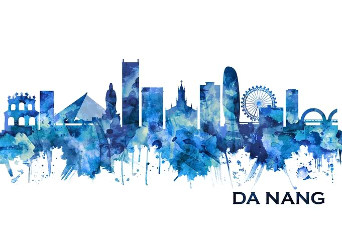 Da Nang Vietnam Skyline