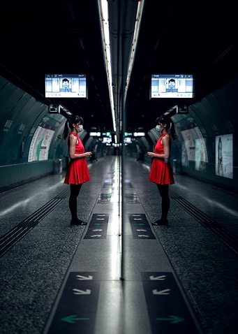 The Women in the Red Dress