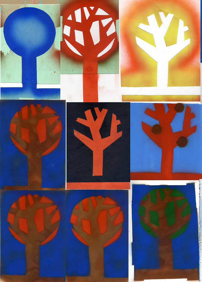 Stencil Garden
