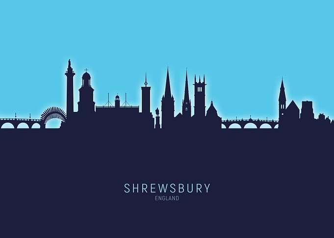 Shrewsbury Skyline England