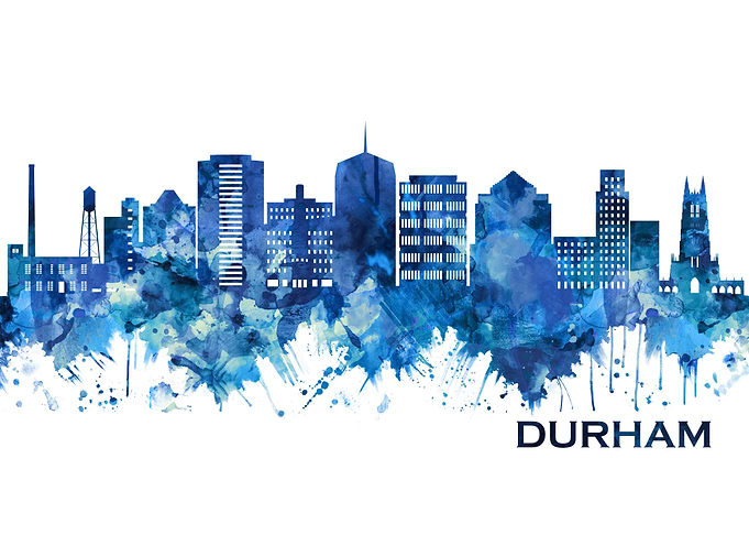 Durham Skyline Blue