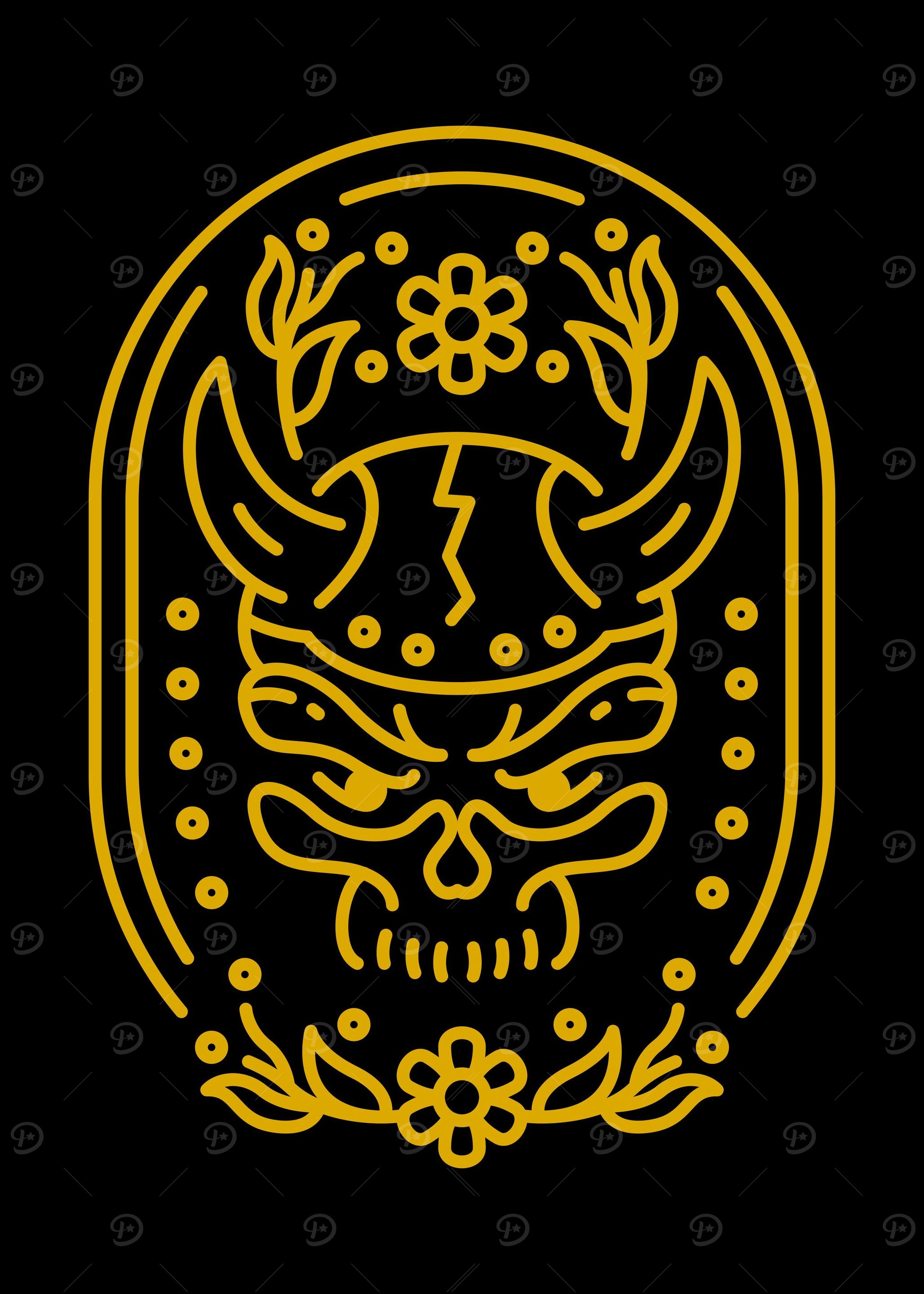 Viking Skull Line