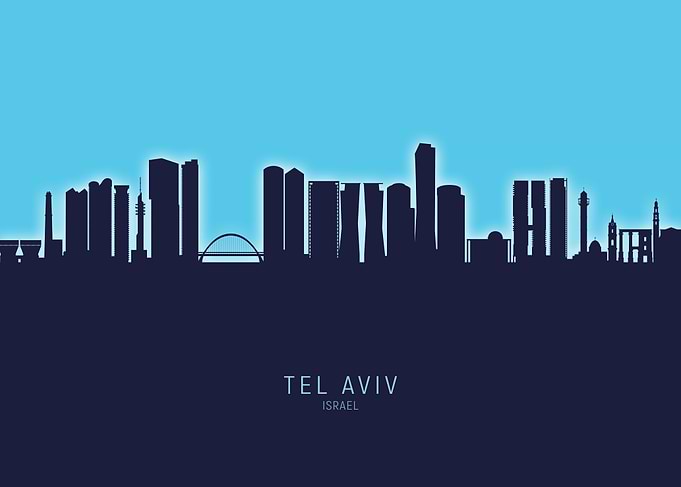 Tel Aviv Skyline Israel