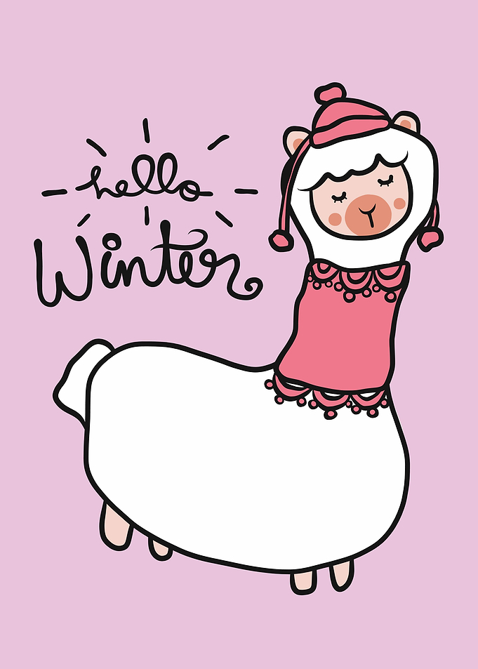 Llama female winter