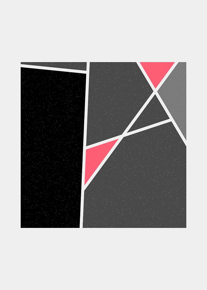 Mondrian style art