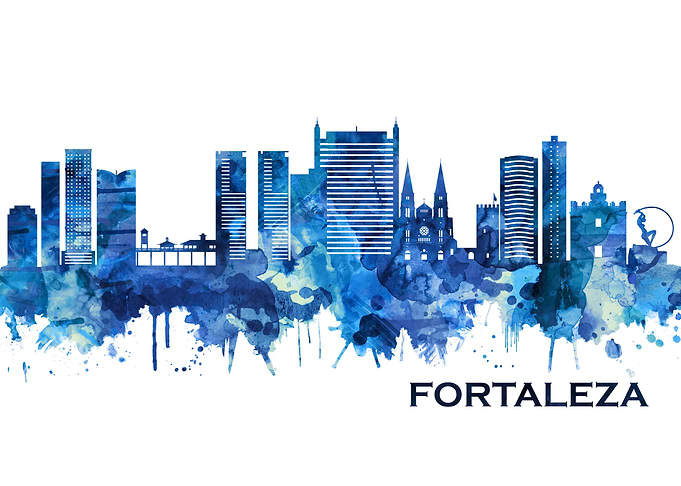 Fortaleza Brazil Skyline