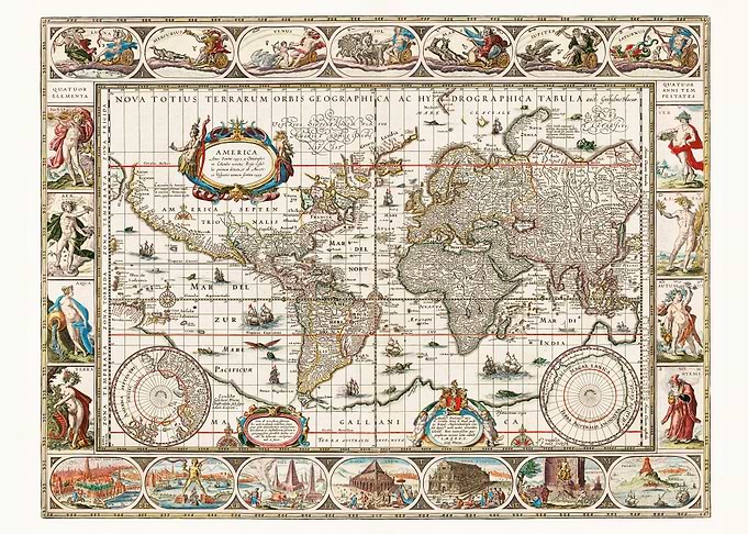 old world map