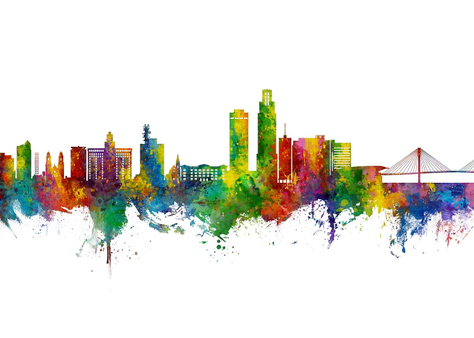 Omaha Skyline Nebraska